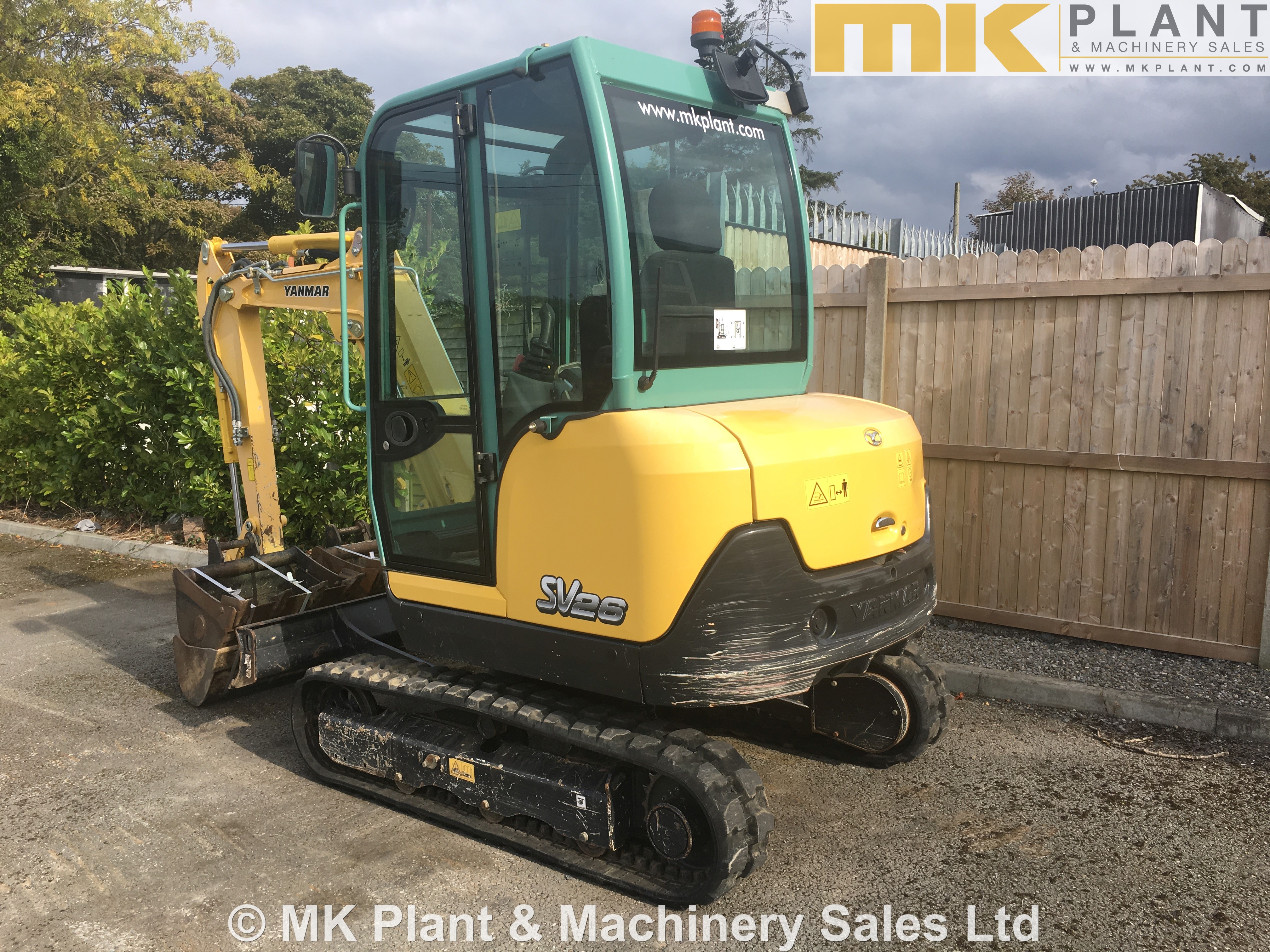 14 Yanmar SV26 Mini Excavator - MK Plant
