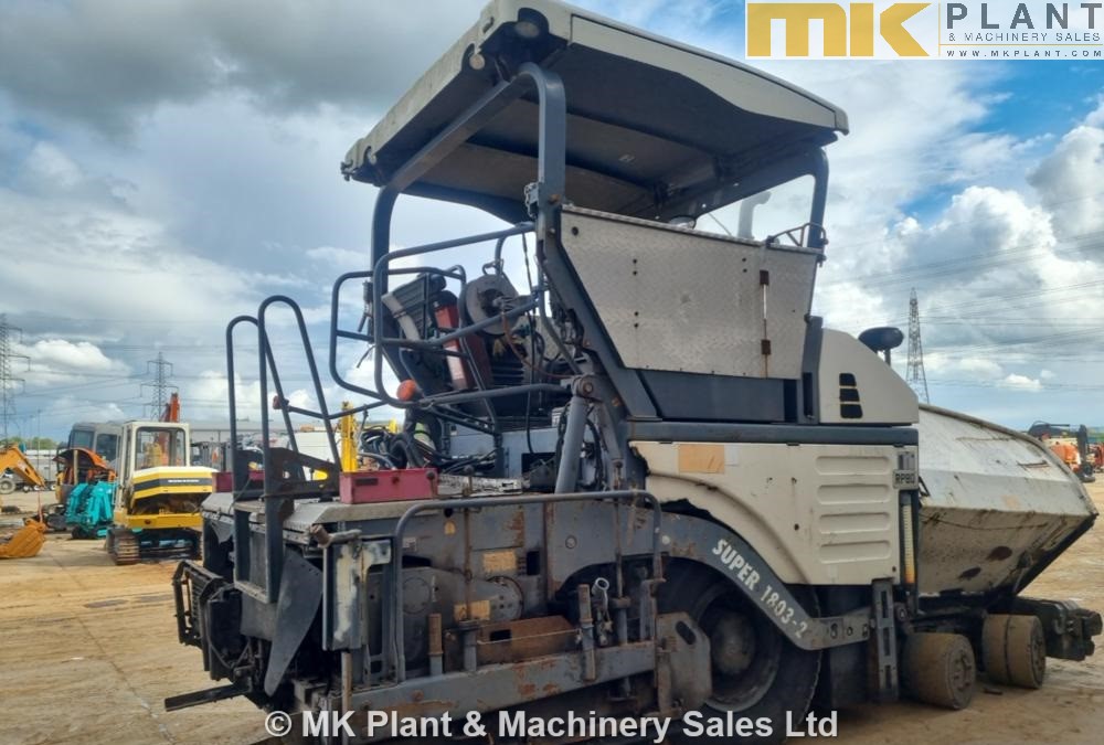 07 Vogele Super 1803-2 Wheeled Asphalt Paver - MK Plant 07 Vogele Super 1803-2 Wheeled Asphalt Paver - MK Plant